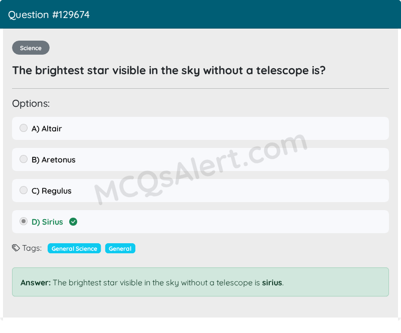 Question Screenshot