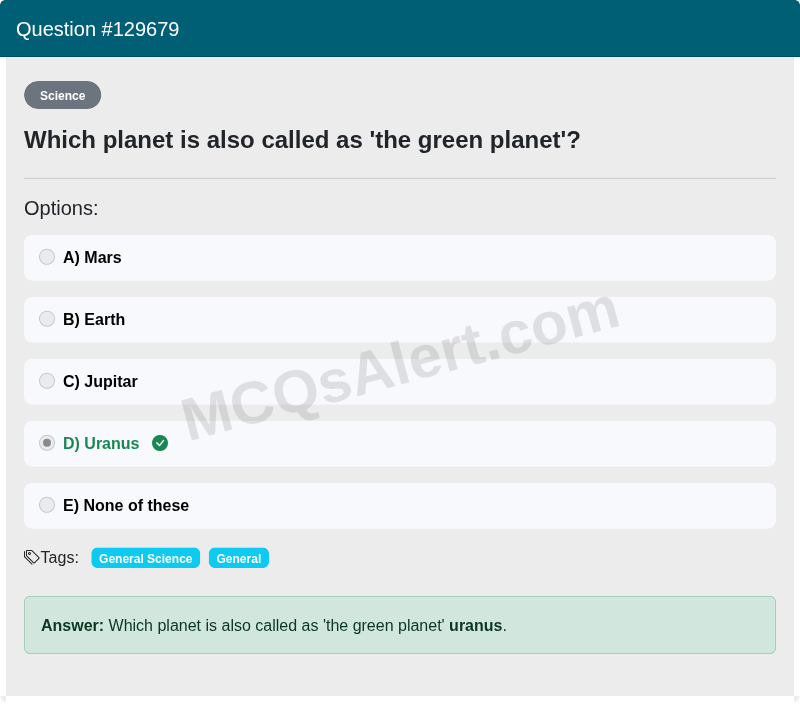 Question Screenshot