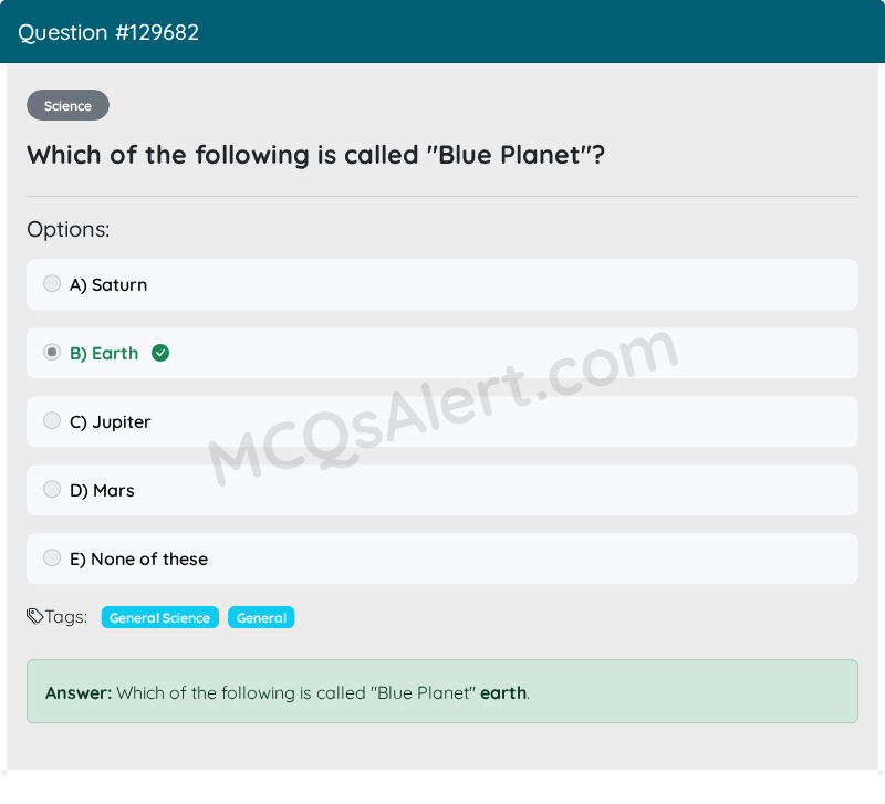Question Screenshot