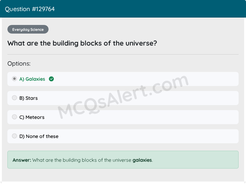 Question Screenshot