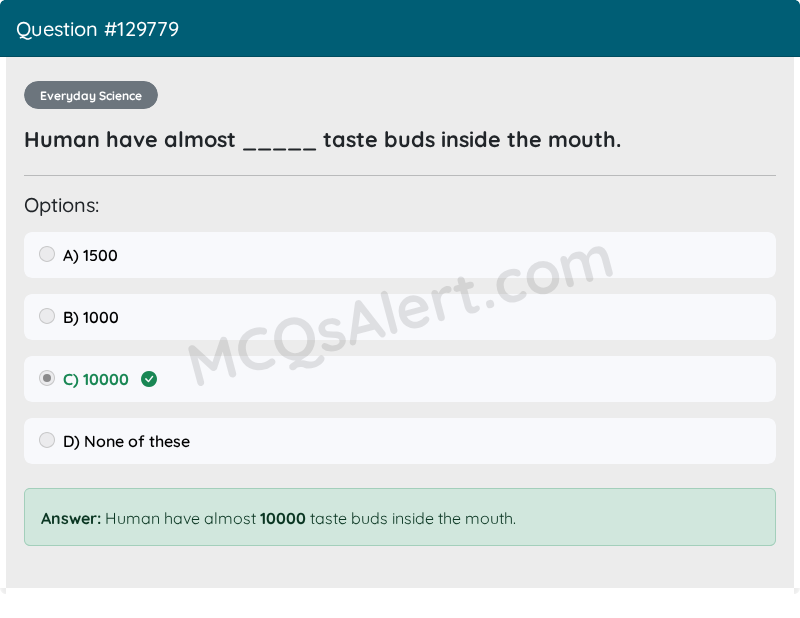 Question Screenshot