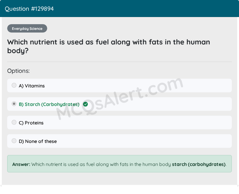 Question Screenshot
