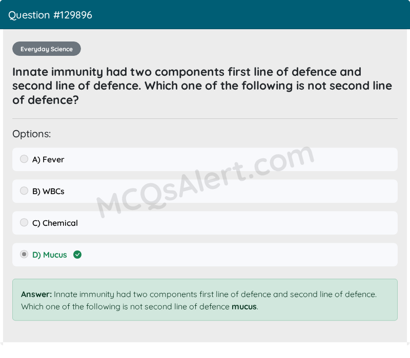 Question Screenshot