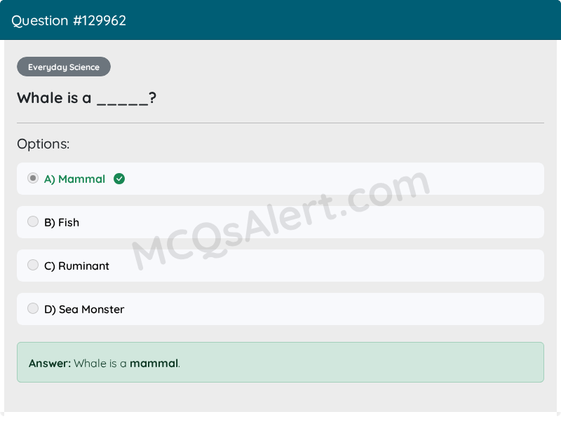 Question Screenshot