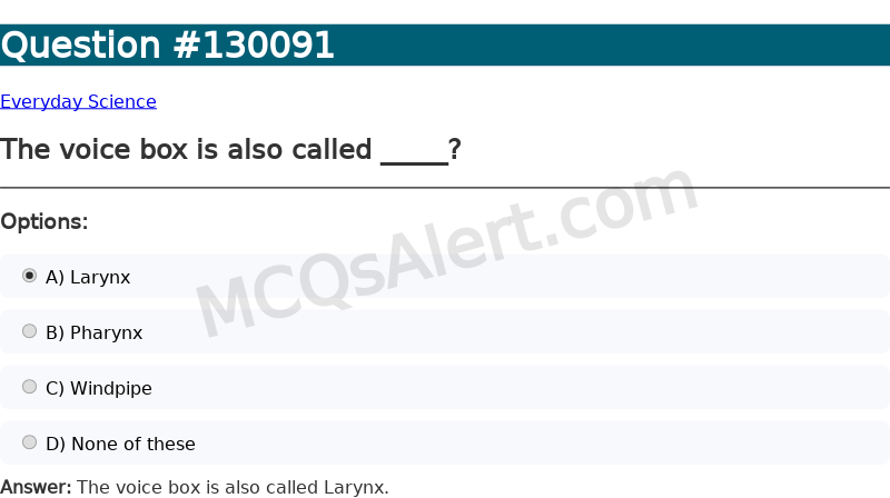 Question Screenshot