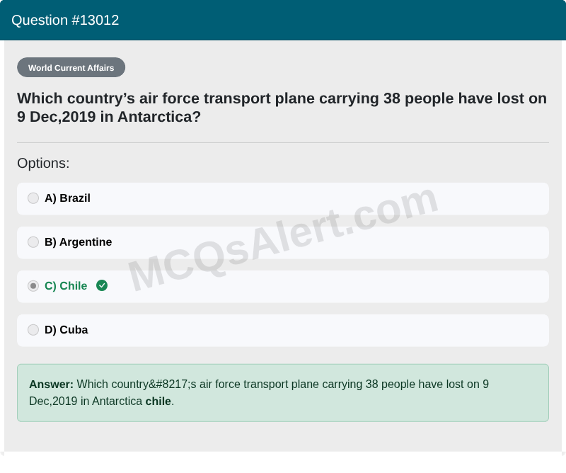 Question Screenshot