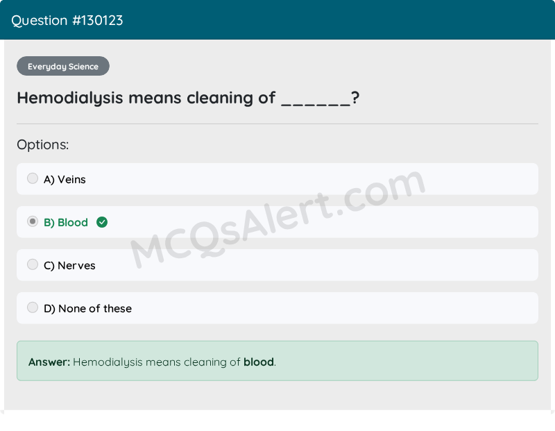 Question Screenshot