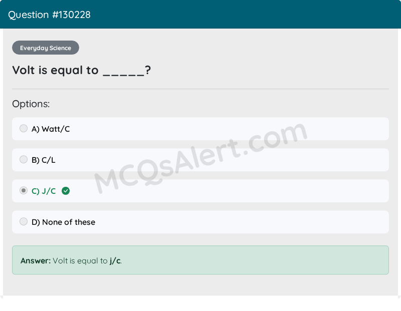 Question Screenshot