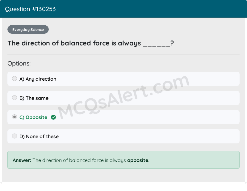 Question Screenshot