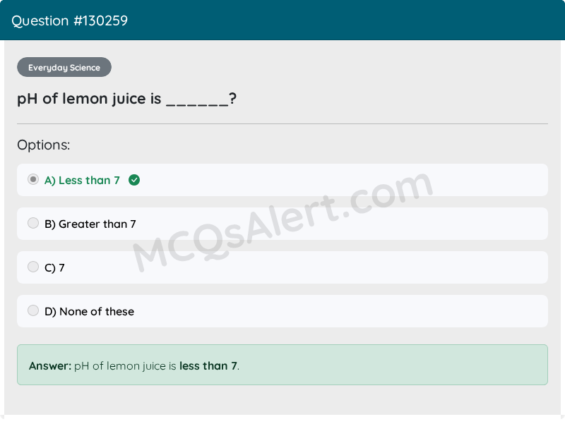 Question Screenshot