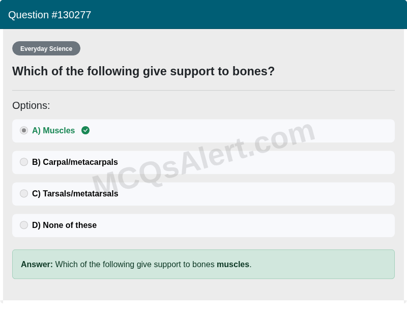 Question Screenshot