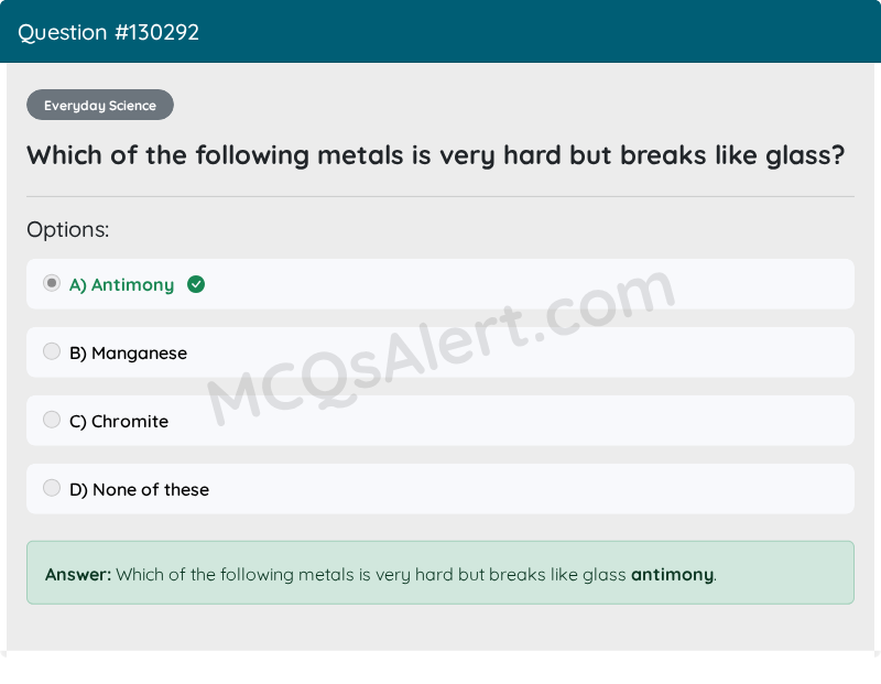 Question Screenshot
