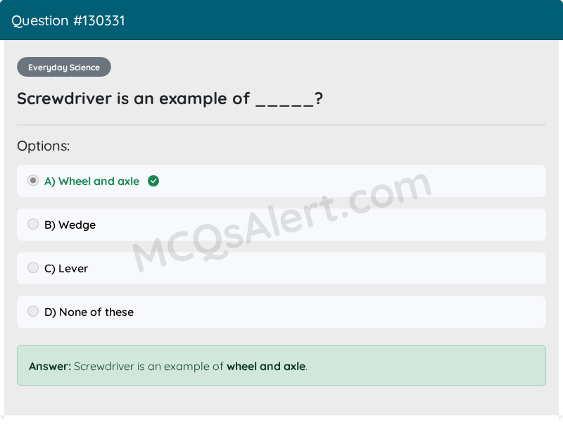 Question Screenshot