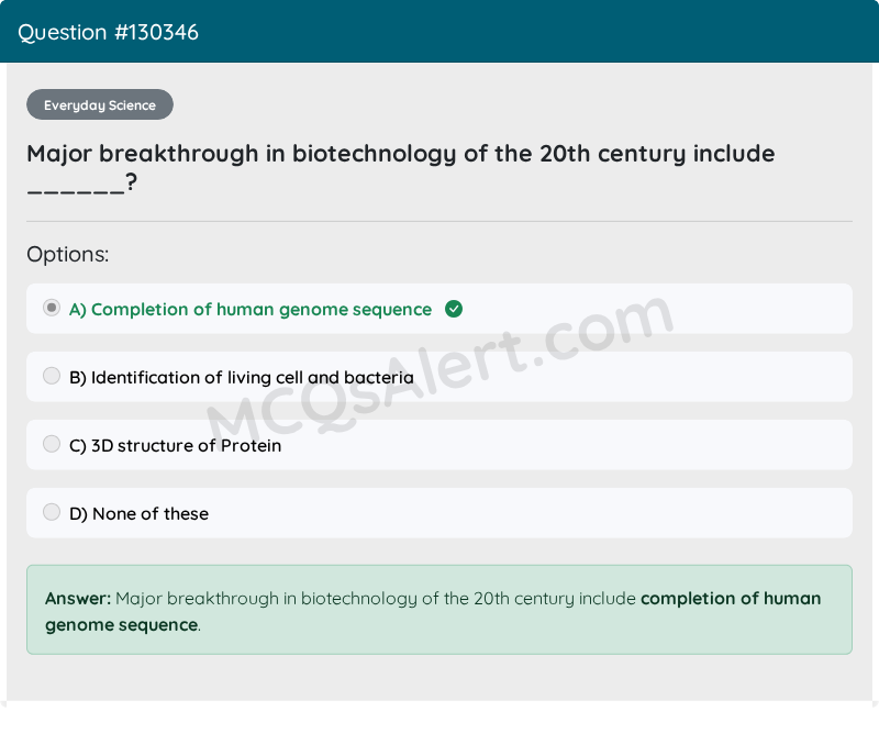 Question Screenshot