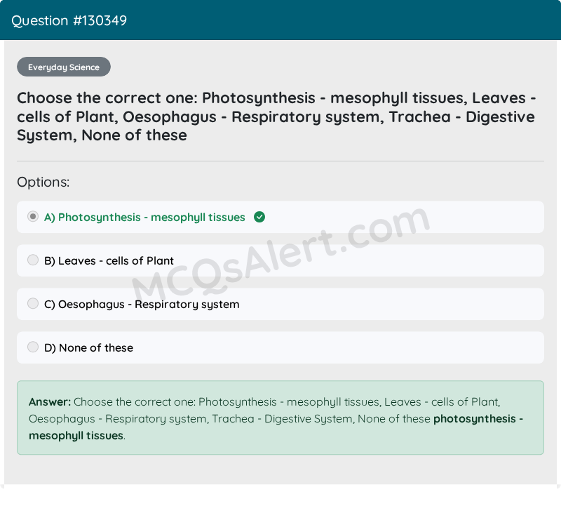 Question Screenshot