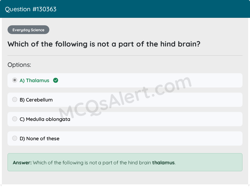 Question Screenshot