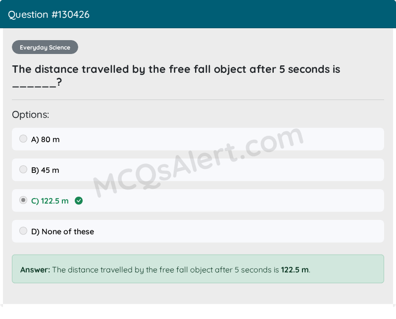 Question Screenshot