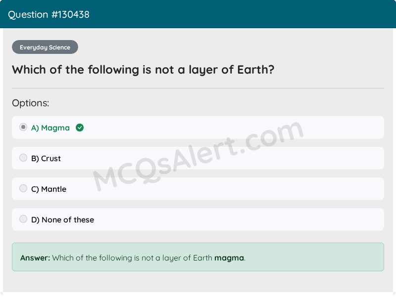 Question Screenshot