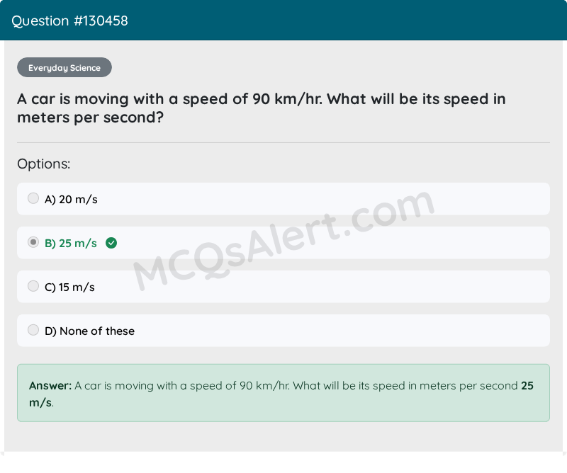 Question Screenshot