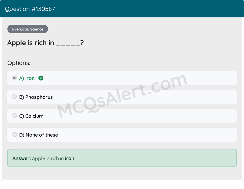 Question Screenshot