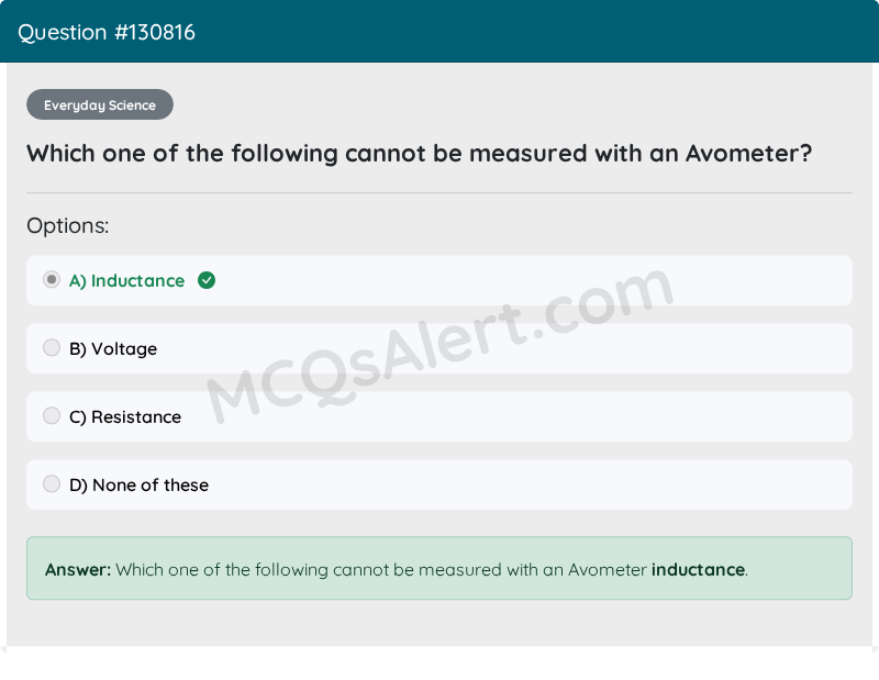 Question Screenshot