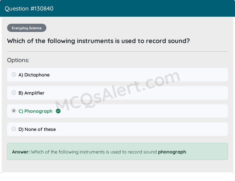 Question Screenshot
