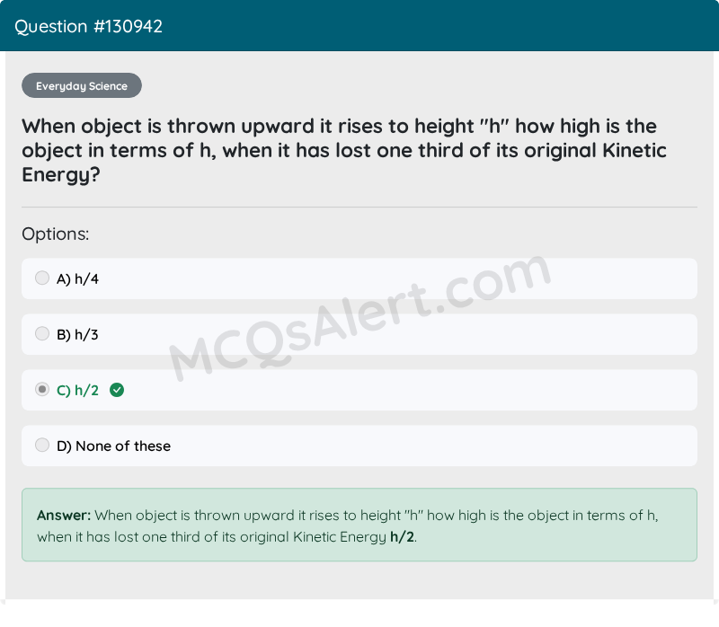 Question Screenshot