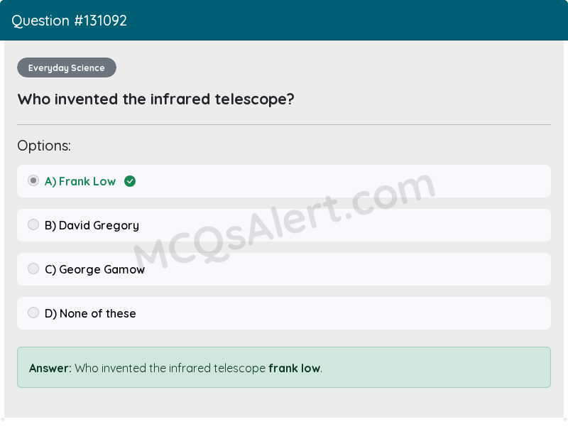 Question Screenshot