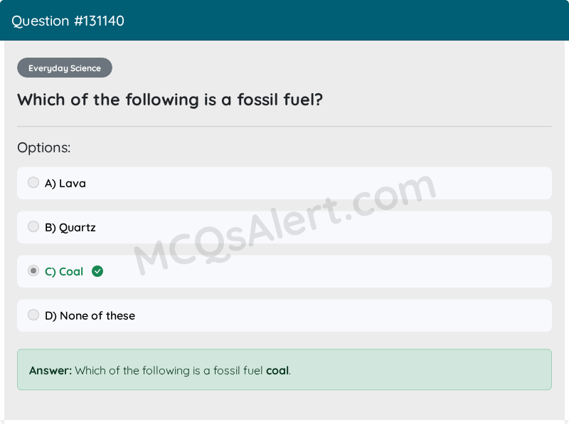 Question Screenshot