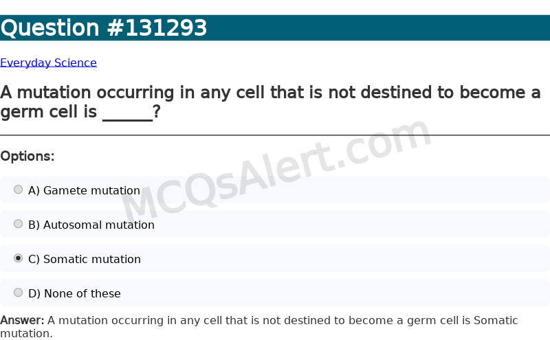 Question Screenshot