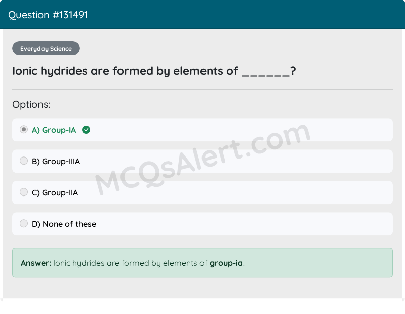 Question Screenshot