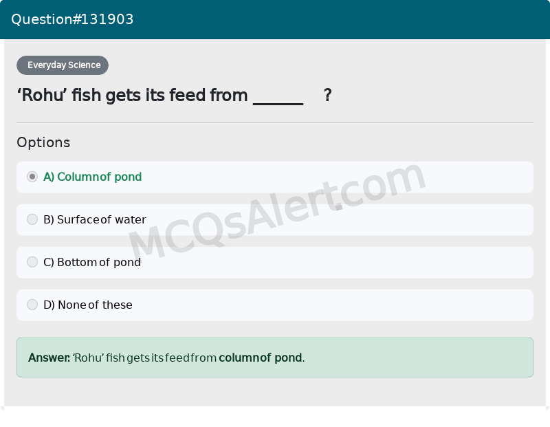 Question Screenshot