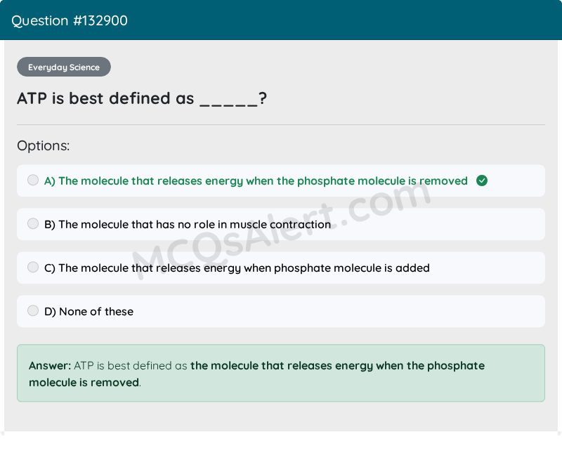 Question Screenshot