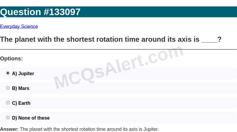 Question Screenshot