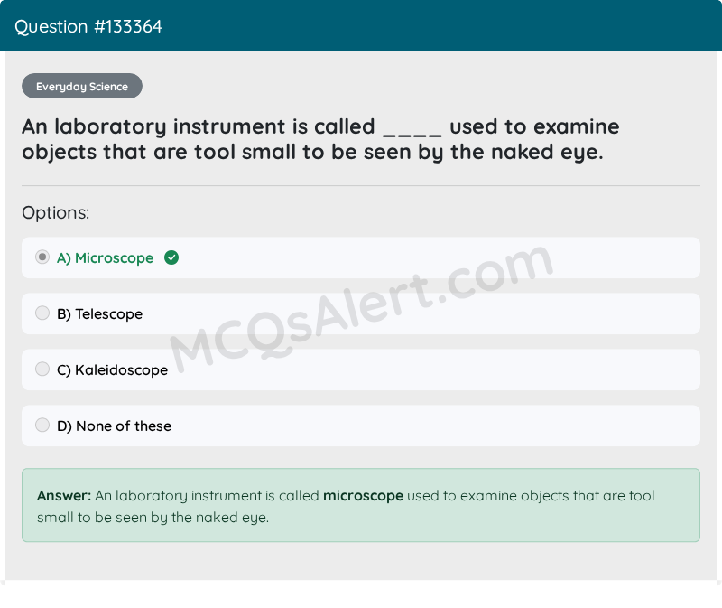 Question Screenshot