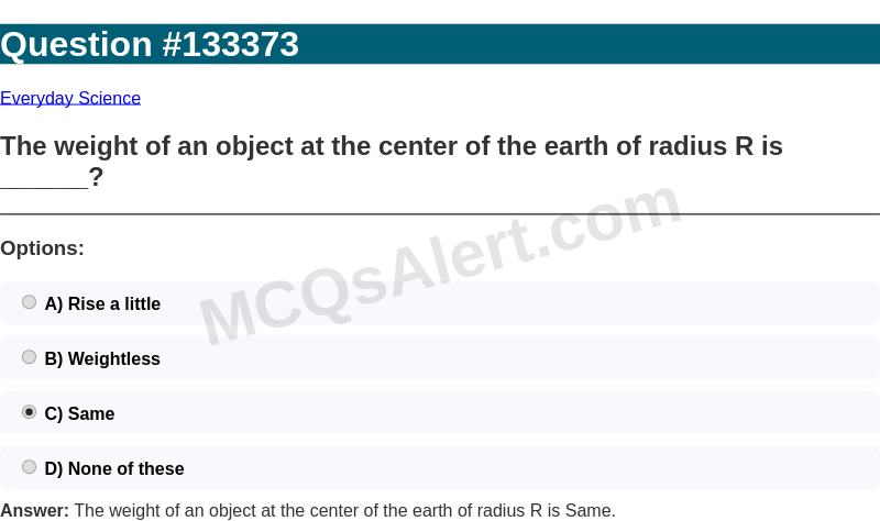 Question Screenshot