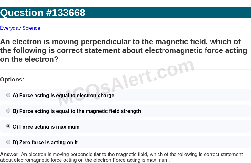 Question Screenshot