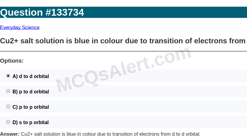 Question Screenshot