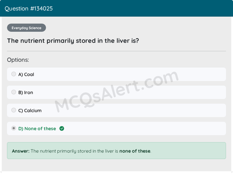 Question Screenshot