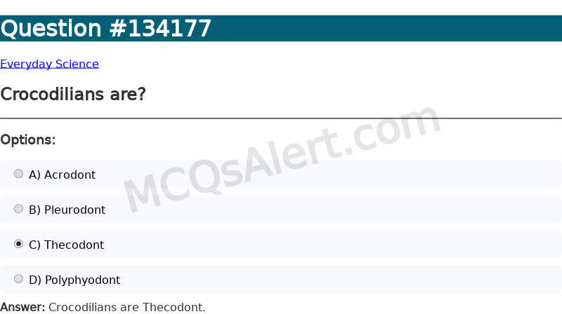 Question Screenshot