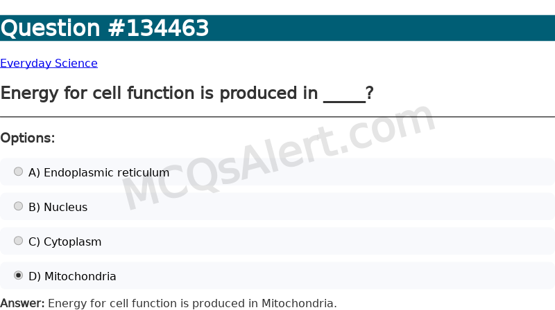 Question Screenshot