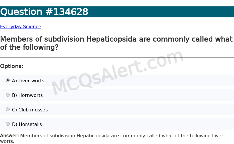 Question Screenshot