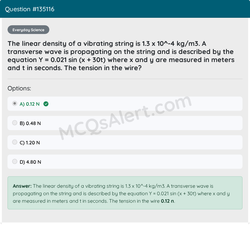 Question Screenshot