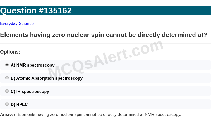 Question Screenshot