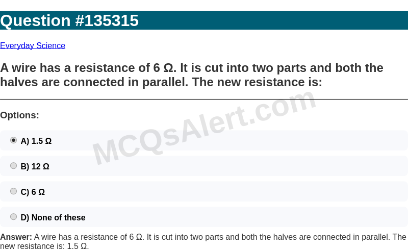 Question Screenshot
