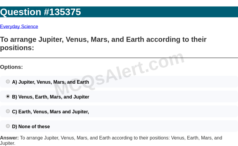 Question Screenshot