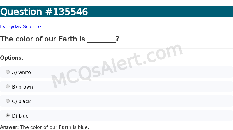 Question Screenshot