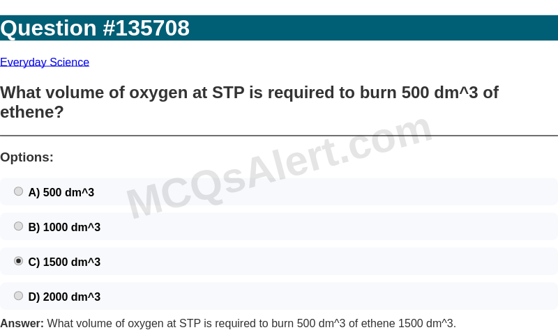 Question Screenshot
