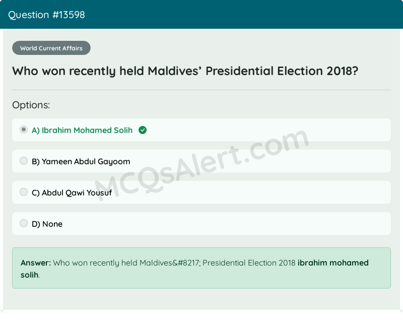 Question Screenshot