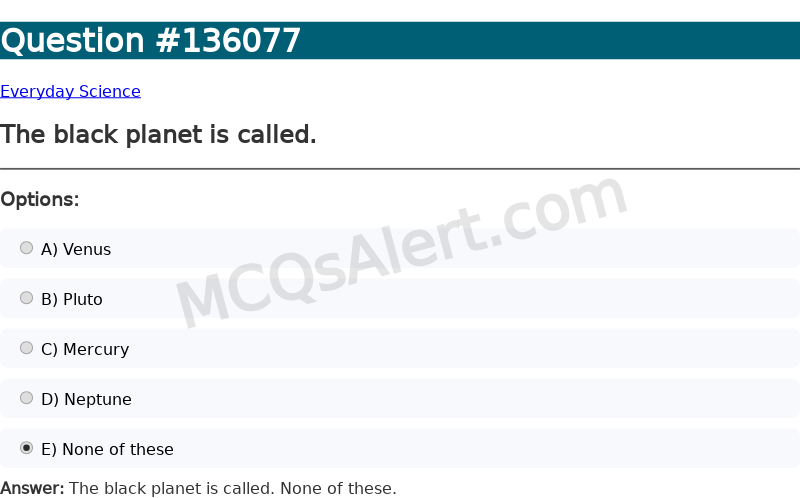 Question Screenshot